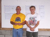 Match 7 - Group Relay Winners - Ray Bellotti, Irv Claar, Absent - Shelly Brennen - Steve Brennen